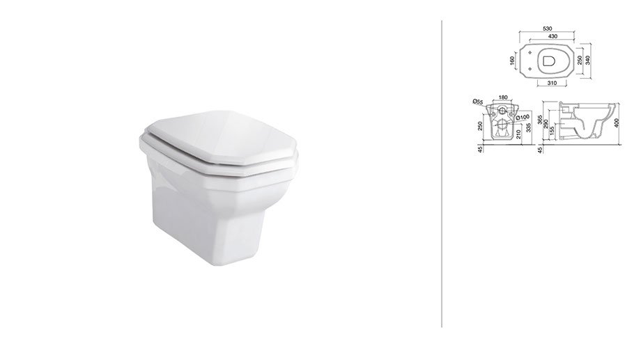 Ремонт напольного унитаза Eurodesign