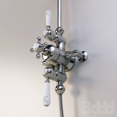 Установка душевой стойки Burlington