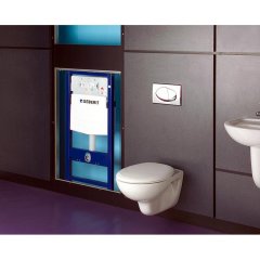 Установка подвесного унитаза Geberit