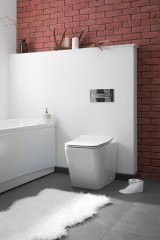 Установка приставного унитаза Aquanet